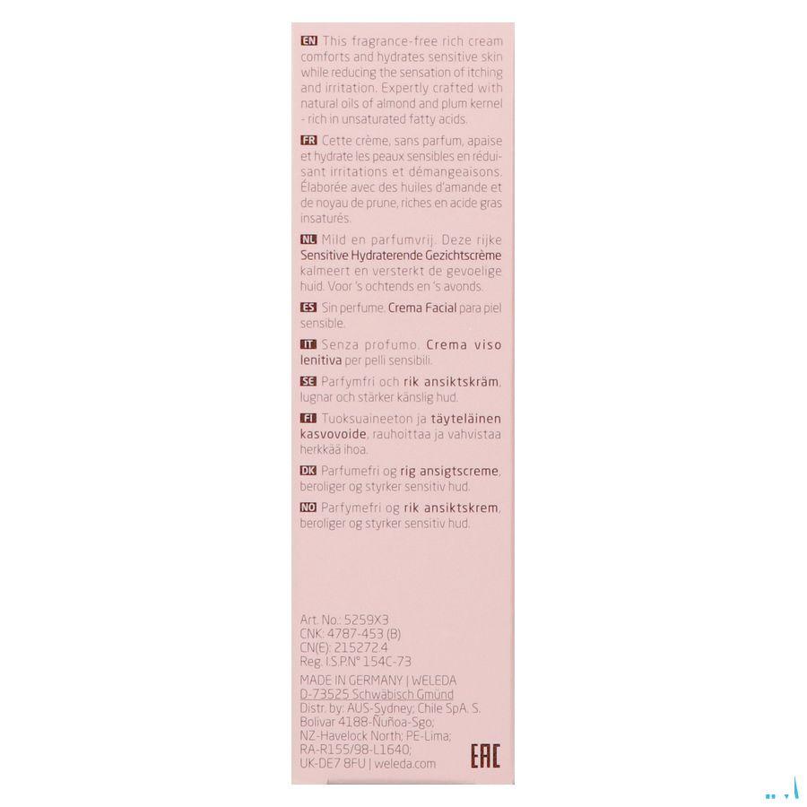 Weleda Sensitive Hydraterende Gezichtscreme 30 ml