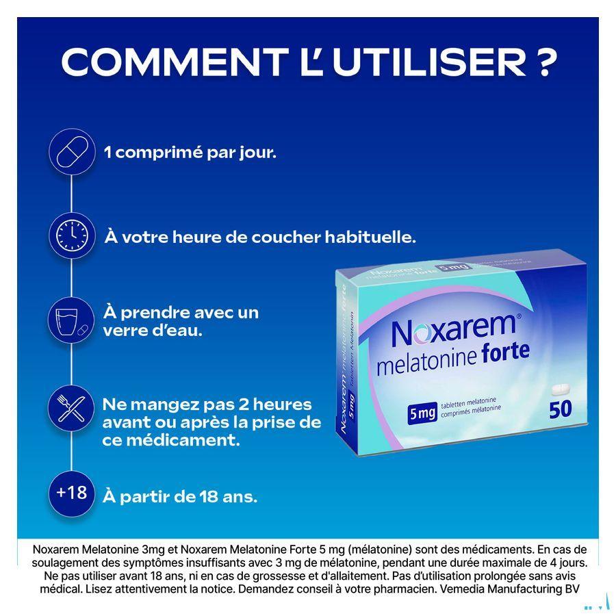 Noxarem Melatonine Forte 5 mg Tabl 50