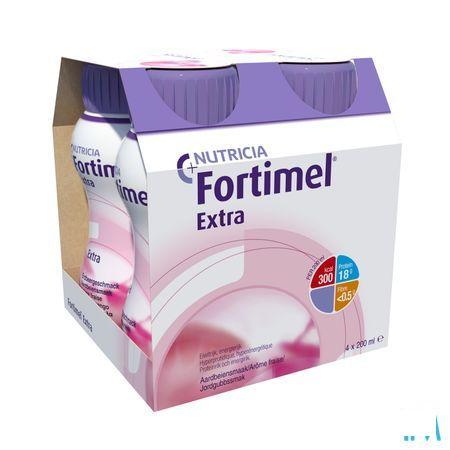 Fortimel Extra Fraise 4x200 ml 2401487  -  Nutricia
