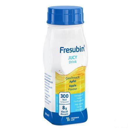 Fresubin Jucy Drink Pomme Easy Bottle 4x200 ml  -  Fresenius