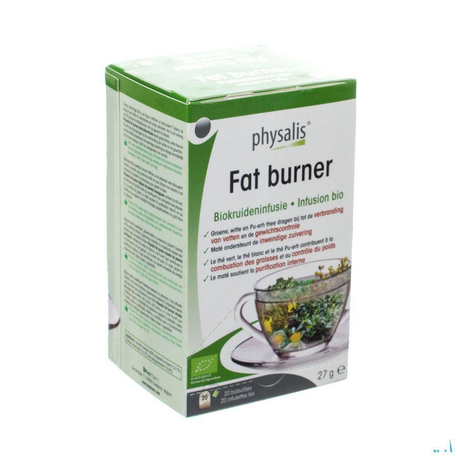Physalis Fat Burner Infusie Bio Zakje 20x1,5 gr  -  Keypharm