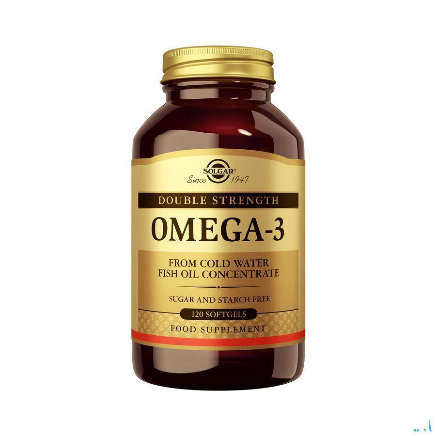 Solgar Omega-3 Double Strength Softgel 120  -  Solgar Vitamins