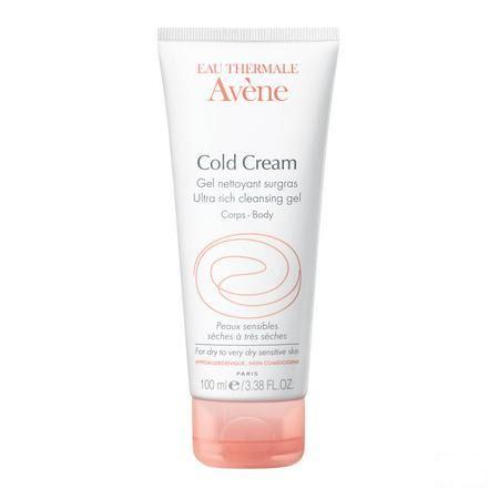 Avene Cold Cream Reinigingsgel Overvet 100 ml  -  Avene