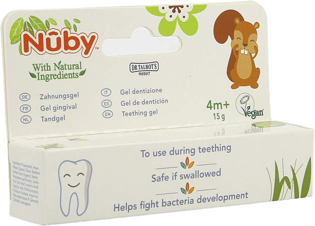 Nuby Tandgel 4M+ 15G