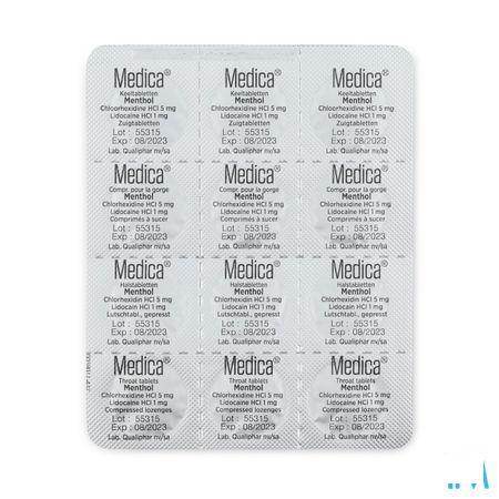 Medica Keeltabletten Menthol 36