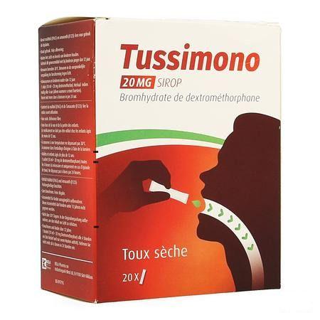 Tussimono 20 mg Sirop Sach 20  -  Kela Pharma