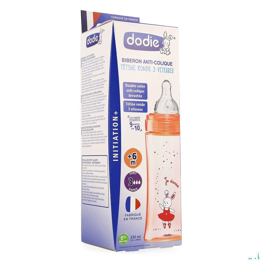 Dodie Zuigfles Initiatie+ Roze Danser 330 ml
