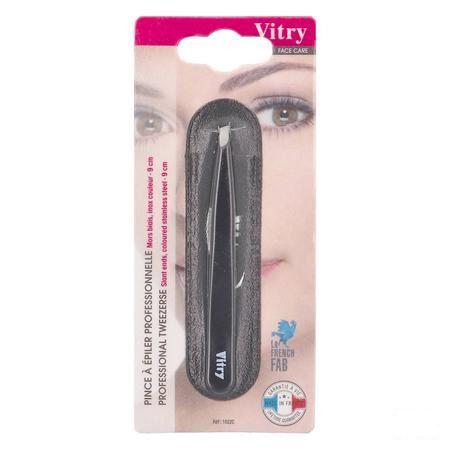 Vitry Classic Epileerpincet Prof Schuin Blauw  -  Vitry
