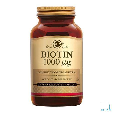 Solgar Biotin 1000 µg V-Capsule 50  -  Solgar Vitamins