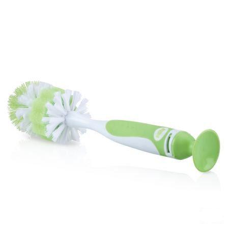 Nuby Flessenborstel Met Kleinere Speenborstel En Zuignap  -  New Valmar