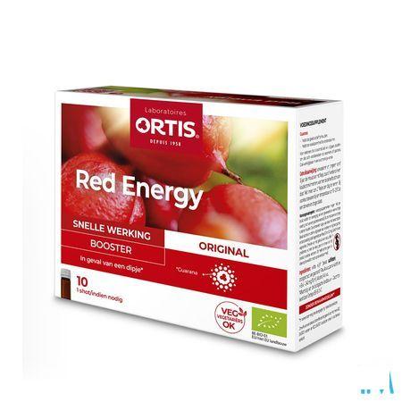 Ortis Red Energy Bio Alc 10x15 ml  -  Ortis