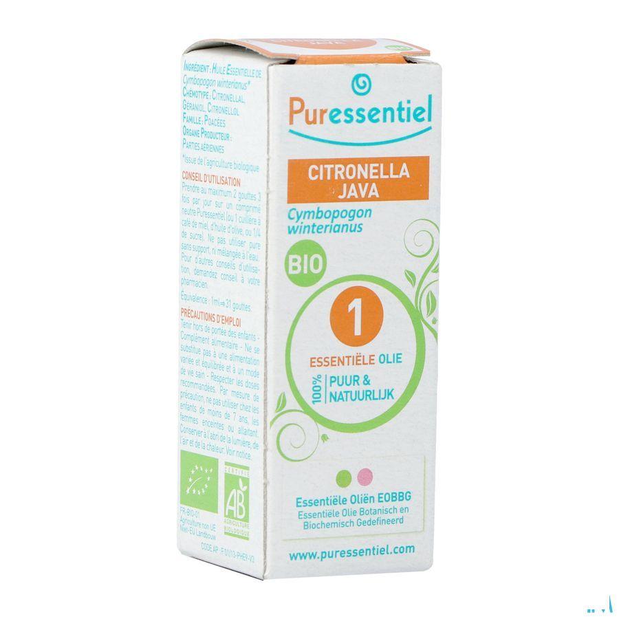 Puressentiel Eo Citronel Jav Bio Exp. Ess Ol. 10 ml  -  Puressentiel