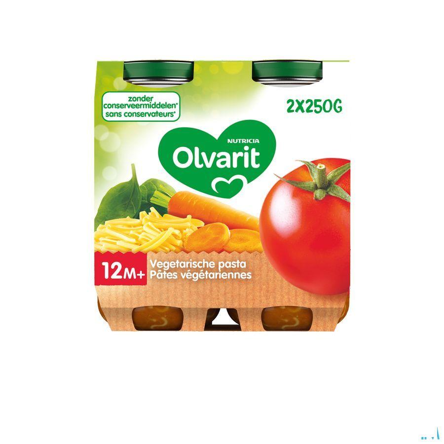 Olvarit Vegetarische Pasta 2x250 gr 12m05  -  Nutricia