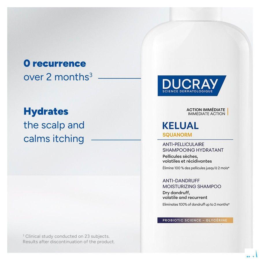Ducray Kelual Squanorm Shampooing Pellicules Seches 400 ml