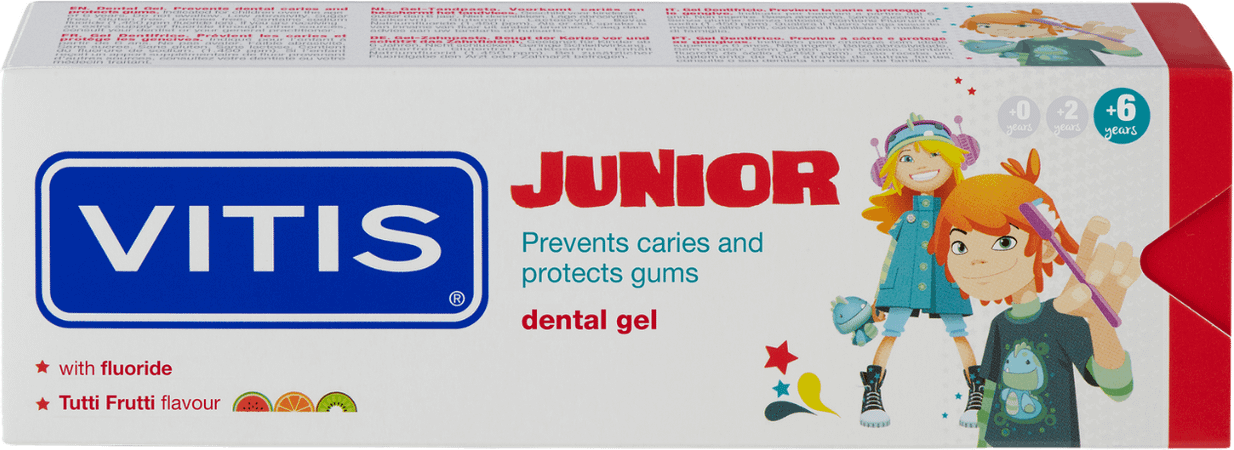 Vitis Junior Gel Dentifrice 75 ml  -  Dentaid