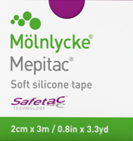 Mepitac Bande Fixation Adhesive Sil 2cmx3,0m 1 298300  -  Molnlycke Healthcare