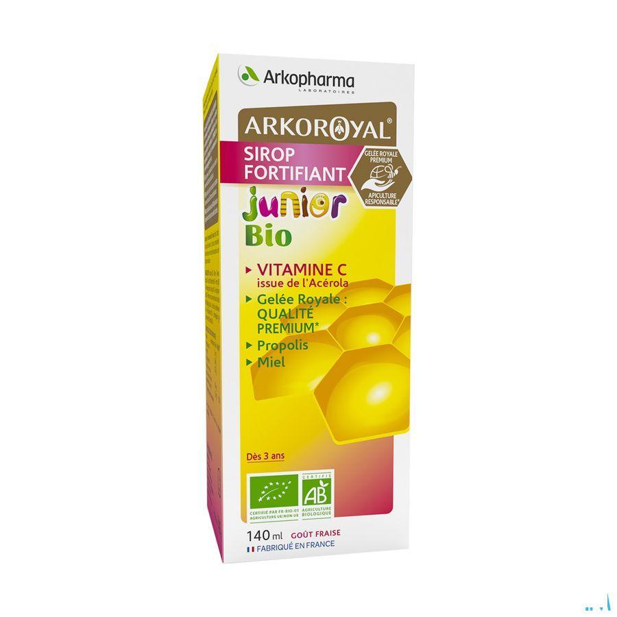 Arkoroyal Versterkende Siroop Junior Bio Fl 140 ml  -  Arkopharma