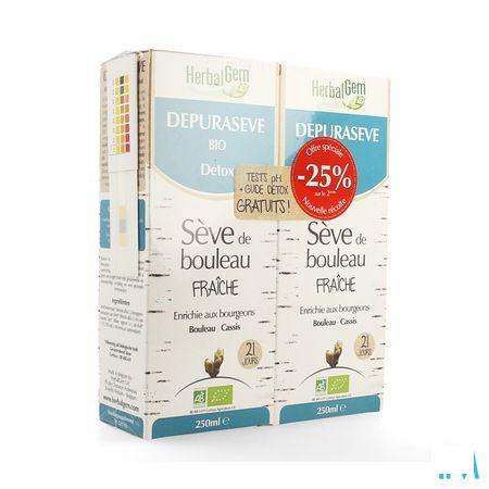 Herbalgem Depuraseve Duo Bio 2x250 ml Fr  -  Herbalgem