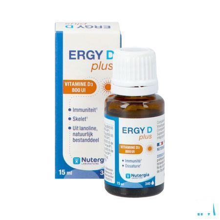 Ergy D Plus Flacon 15 ml  -  Lab. Nutergia