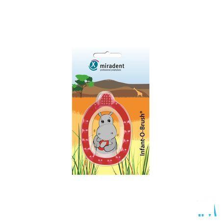 Miradent Infant O Brush Baby Tandenborstel Rood  -  Eureka Pharma