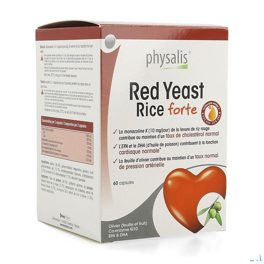 Physalis Red Yeast Rice Forte Capsule 60  -  Keypharm