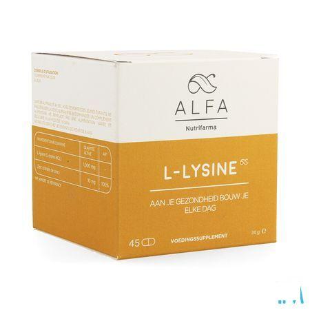 Alfa L-lysine 1000 mg Tabletten 45  -  Nutrifarma