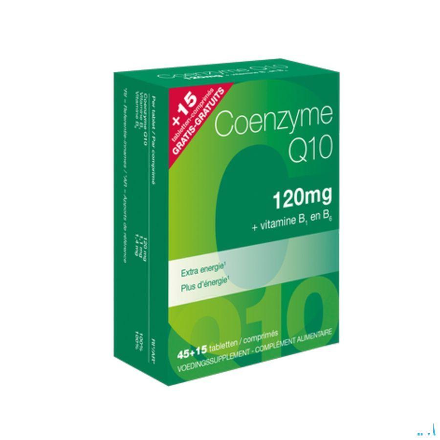 Coenzyme Q10 120Mg Tabl 45+15 Gratuit Revogan