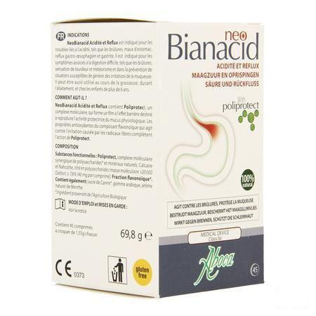 Neobianacid Maagzuur Oprispingen Kauwtabletten 45  -  Aboca