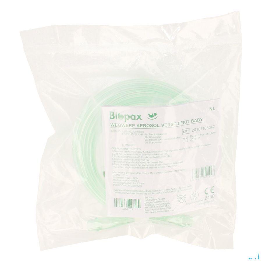 Biopax Aerosol Kit Baby Wegw. (mask + verst + tube 2m) Hs50180  -  Bomedys