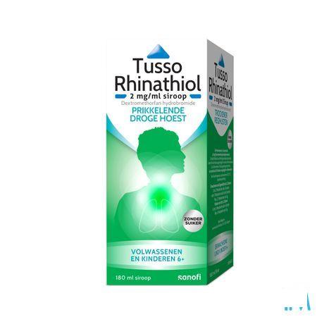 Tusso Rhinathiol 2 mg/ml Sirop Ad sans sucre 180 ml