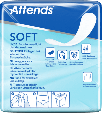Attends Soft 1 Mini Long Inleg Anatom. 1x16