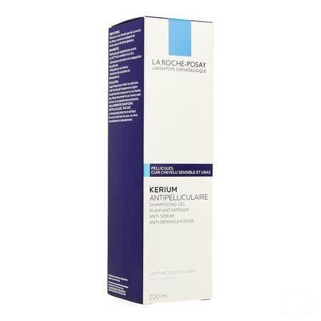 Kerium Shampooing Gel Antipelliculaire Pg 200 ml  -  La Roche-Posay