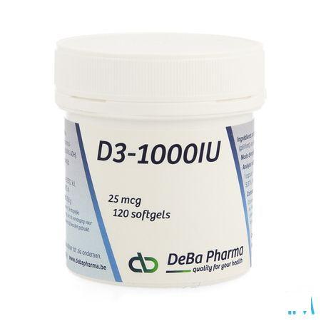 D3 1000iu Softgels 120  -  Deba Pharma