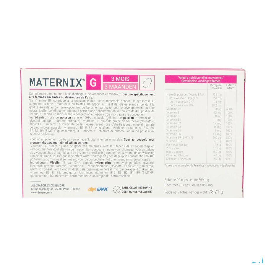 Maternix G Zwangerschap Caps 90
