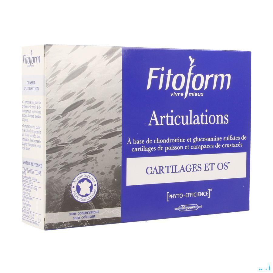 Articulations Ampoule 20x10 ml Fitoform  -  Bioholistic Diffusion