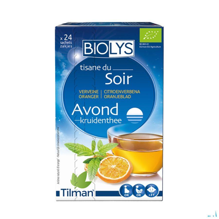 Biolys Citroenverbena Oranjeblad Zakjes 24  -  Tilman