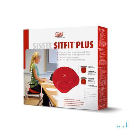 Sissel Sitfit Plus Zitkussen Rood + Pomp  -  Sissel