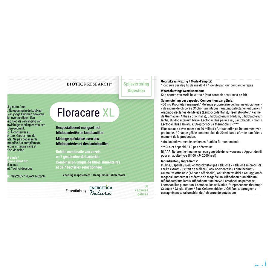 Floracare XL 60 vegicaps  -  Energetica Natura