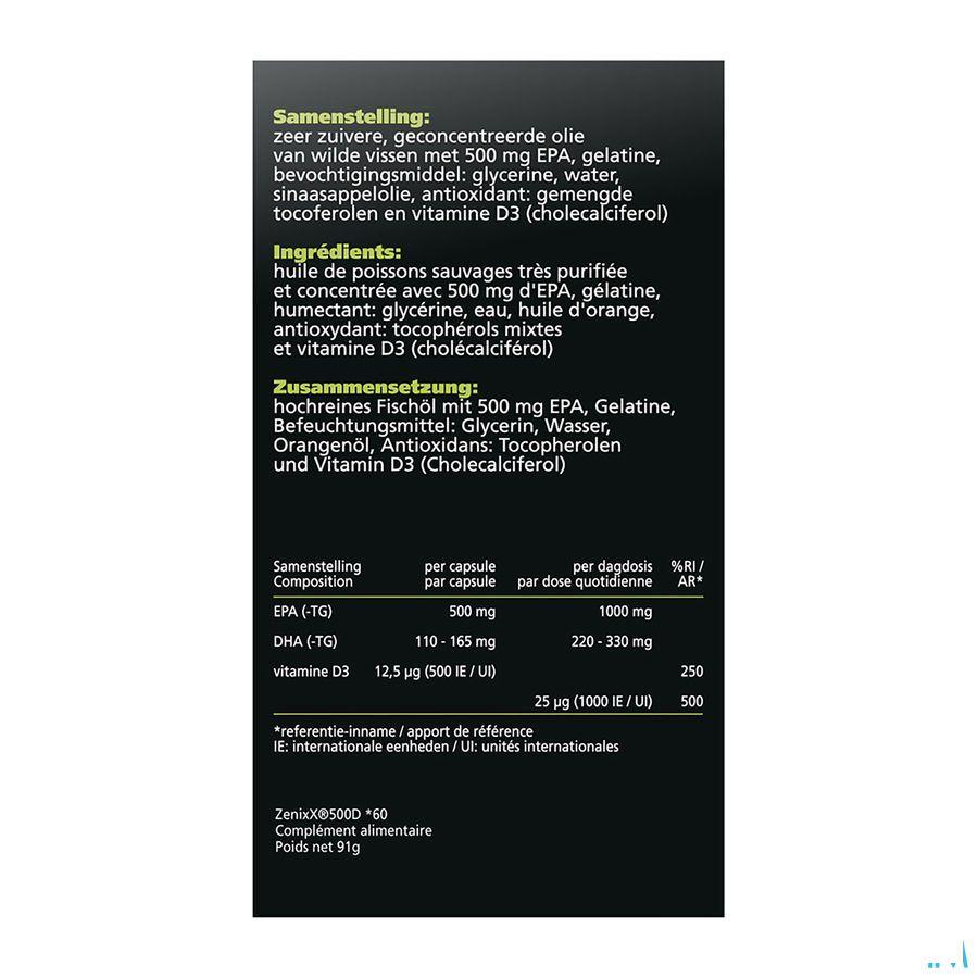 Zenixx 500 D Capsule 60  -  Ixx Pharma