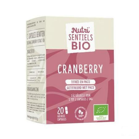 Nutrisentiels Cranberry Bio Comp 20  -  Nutrisante