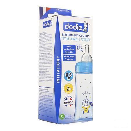 Dodie Biberon Initiation + Bleu 270 ml