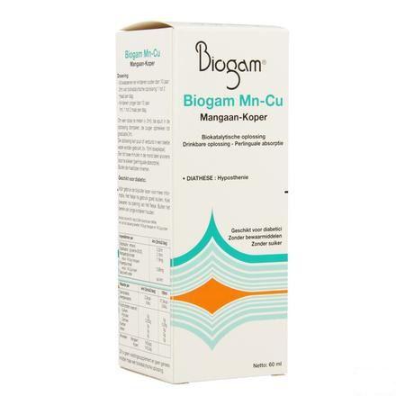 Biogam Mn-cu Flacon 60 ml  -  Sterop