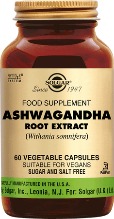 Solgar Ashwagandha Root Extract V-Capsule 60  -  Solgar Vitamins