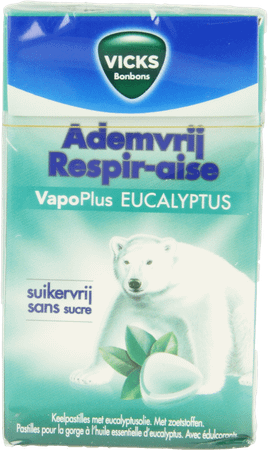 Vicks Respiraise sans sucre 40 gr Box