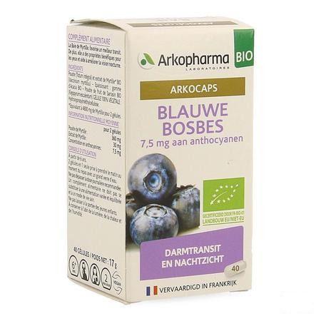 Arkocaps Blauwe Bosbesvrucht Bio Caps 40 Nf  -  Arkopharma