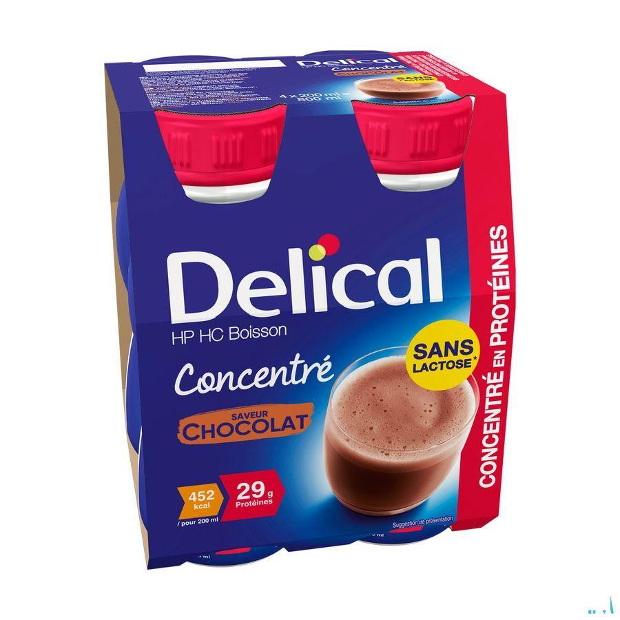 Delical Concentre Chocolat 4X200 ml  -  Bs Nutrition