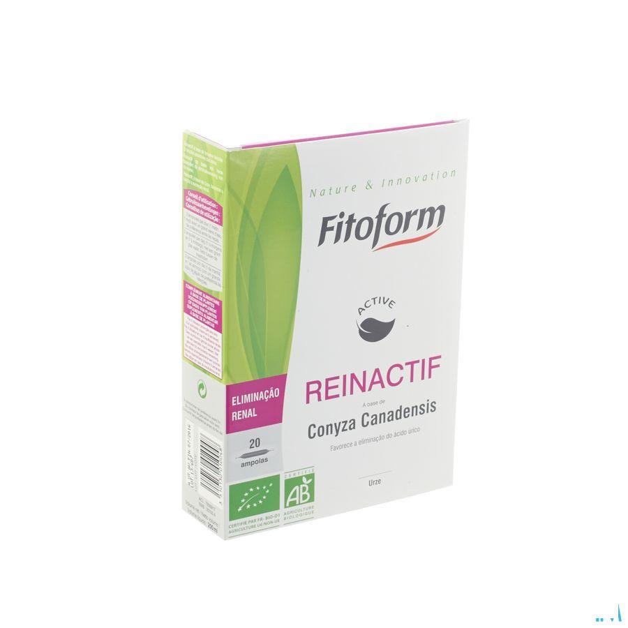 Reinactif Bio Ampullen 20x10 ml Fitoform  -  Bioholistic Diffusion