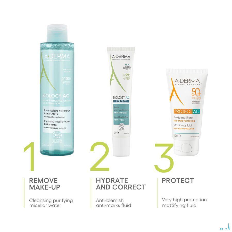 Aderma Biology Ac Zuiverend Micellair Water 200 ml