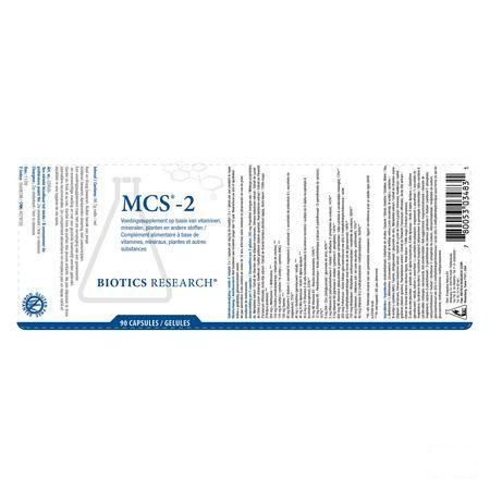Biotics MCS-2 (Metabolic Clearing Support) 90 capsules  -  Energetica Natura
