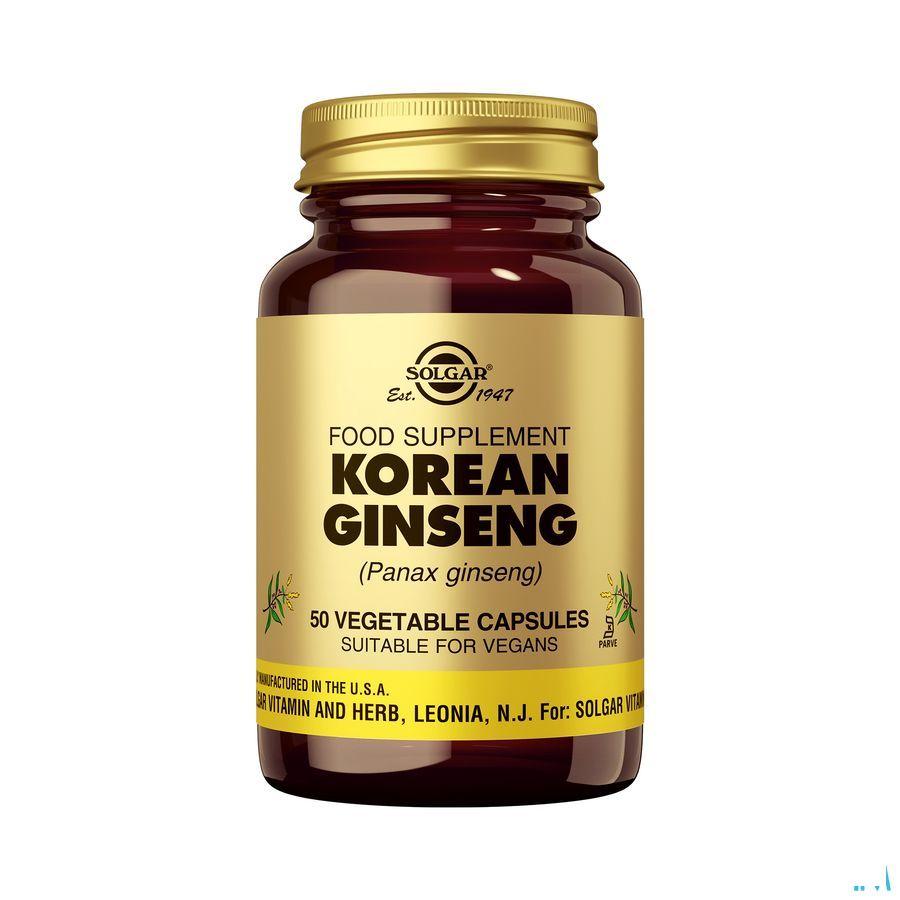 Solgar Korean Ginseng Caps 50  -  Solgar Vitamins